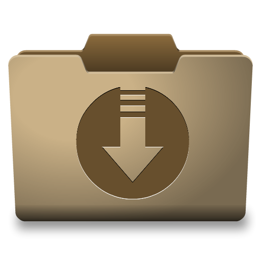 Cardboard Downloads Icon 512x512 png